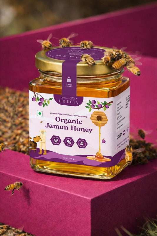 100% Pure Organic Jamun Honey – Raw, Unfiltered & Natural
